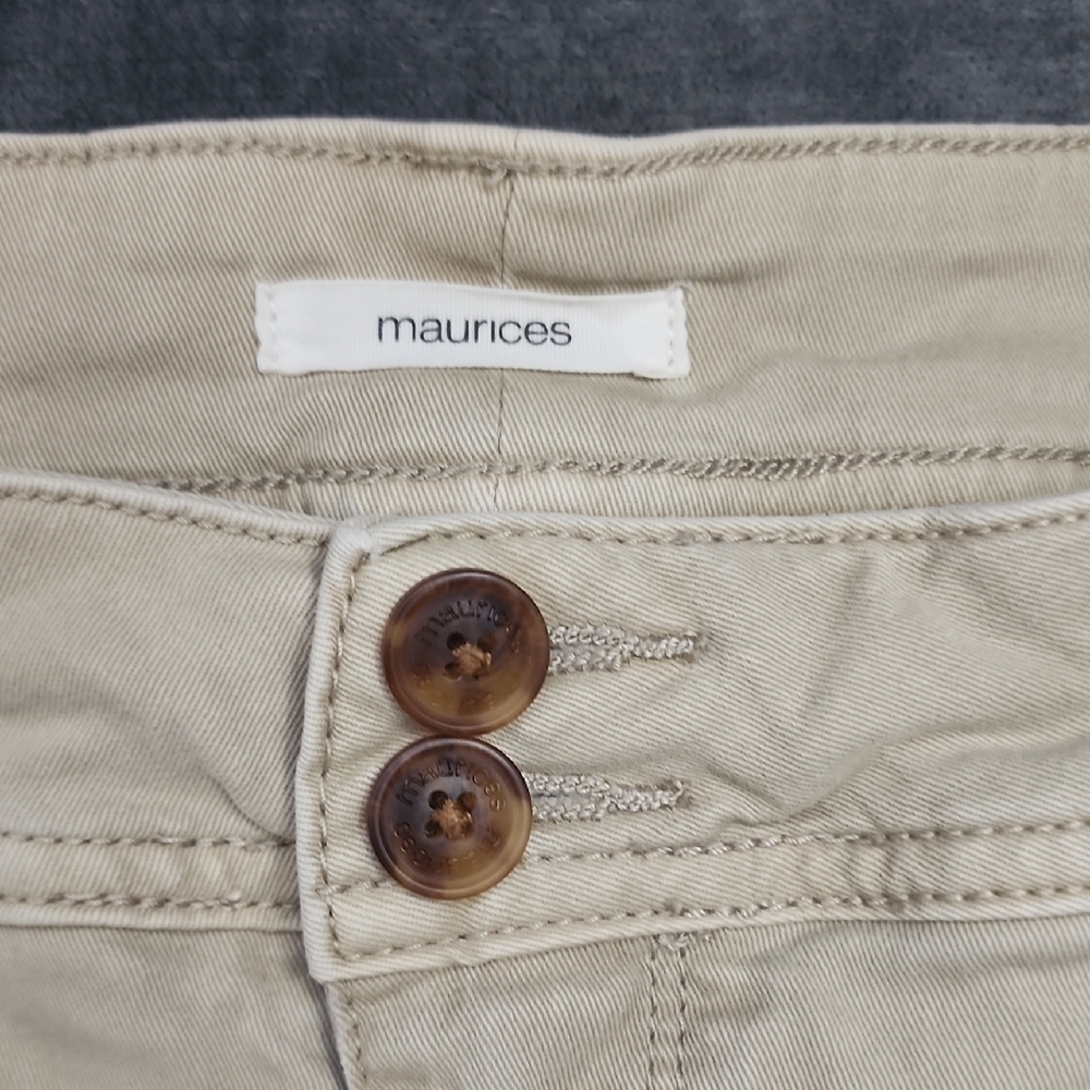 Maurices Khaki Straight-Leg Chinos - Picture 3 of 7